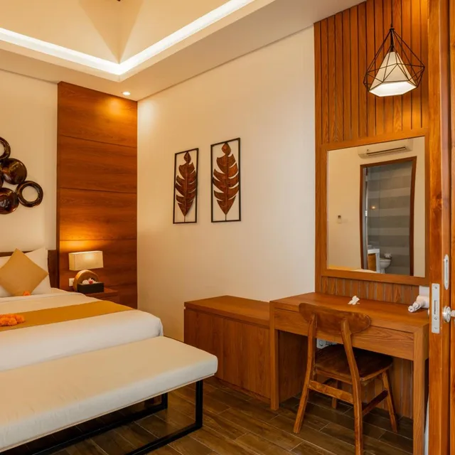 فيلا ديلوكس بغرفة نوم واحدة بمسبح خاص، Freddies Resort & Villas Ubud Bali 6/10