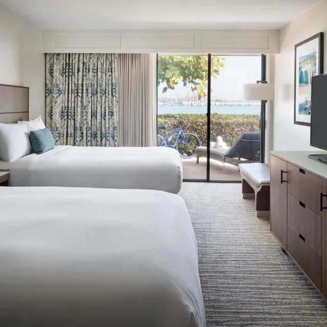 1 Bedroom, Cottage, 2 Double Beds, Bay View, Sofa، Marriott Coronado Island Resort Spa 1/1