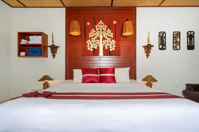 غرفة ديلوكس بسرير كينج، Friendship Beach Resort Atmanjai Wellness Spa 3/8