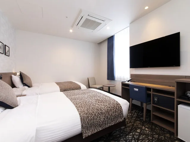 غرفة كومفورت بسريرين منفصلين، Hotel Mystays Aomori Station 2/2
