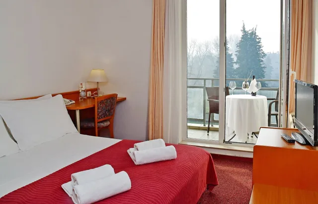 غرفة قياسية بسرير مزدوج بإطلالة على المتنزه بشرفة، Hotel Alkar 7/10