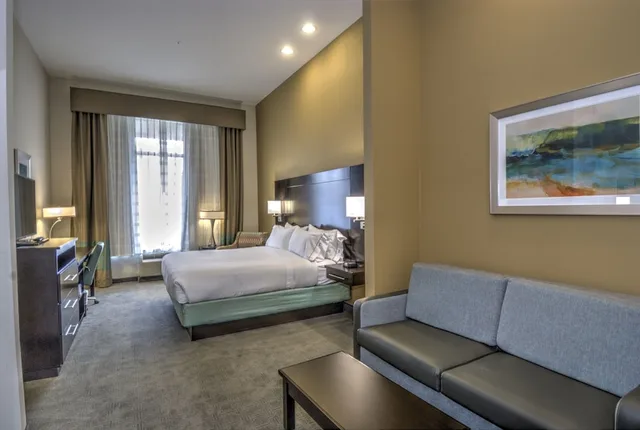 جناح بسرير كينج مع أريكة لذوي الإعاقة، Holiday Inn Express And Suites Austin South 4/5