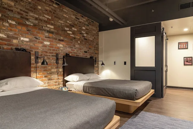 Room, 2 Queen Beds, Street View, Moxy Nashville Downtown 1/3