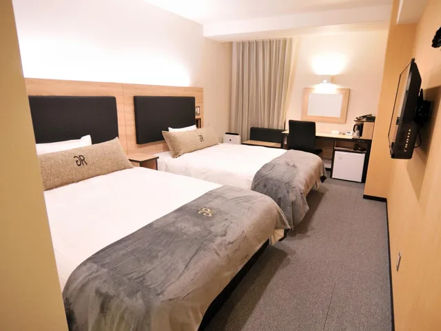 غرفة متصلة بسريرين مزدوجين للمدخنين، Green Rich Hotel Kurume 5/8