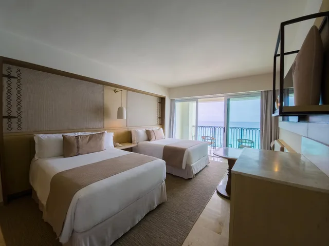 غرفة بريميوم بسريرين منفصلين بإطلالة على البحر، Grand Park Royal Cancun All Inclusive 3/5