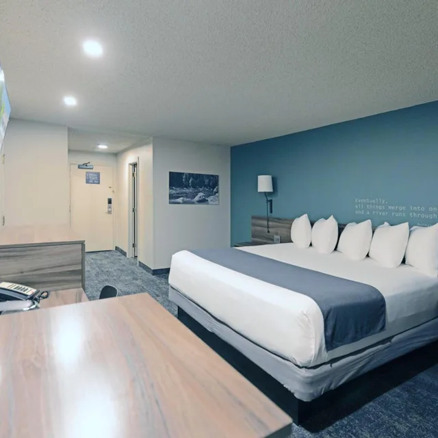 غرفة بسرير كينج، Ruby River Hotel 2/7