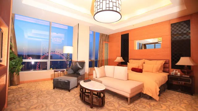 جناح بسرير كينج بغرفة نوم واحدة، Holiday Inn Tianjin Riverside 4/7
