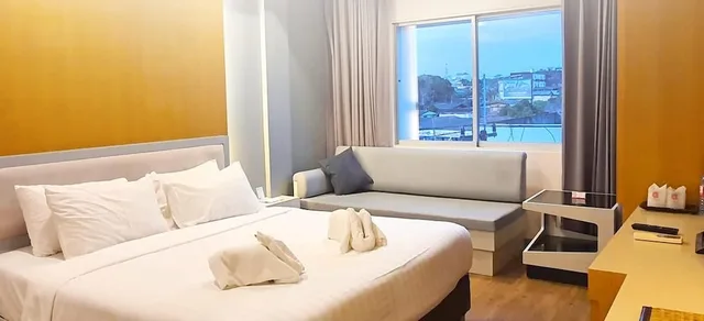 غرفة ديلوكس بسرير مزدوج، New Travel Lodge Hotel 1/1