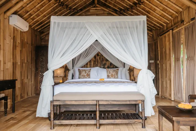 1 Bedroom, Bamboo, Villa, King Bed، Wadari Retreat Villa Ubud 5/10