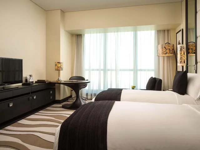 غرفة كلوب بسريرين منفصلين، Sofitel Abu Dhabi Corniche 2/6