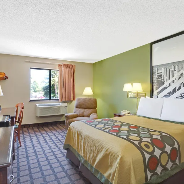 غرفة ديلوكس بسرير كينج للمدخنين، Economy 7 Inn Chesapeake - Portsmouth 2/10