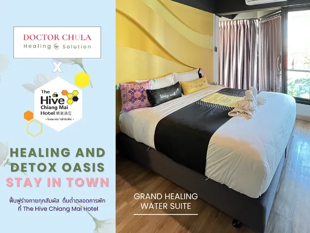 Grand, Healing, Water, Suite, King Bed, Sofa, The Hive Chiang Mai 1/1