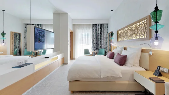 غرفة ديلوكس بسريرين منفصلين بإطلالة على البحر، The Chedi Lustica Bay Hotel 1/10