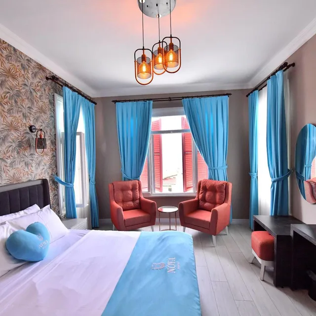 غرفة ديلوكس بسريرين منفصلين بإطلالة على البحر، Noya Kosk Otel 2/2
