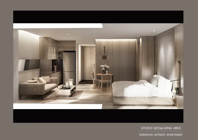 شقة استوديو، Madera Residence Siracha 5/5
