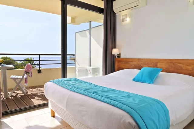شقة بإطلالة على البحر بشرفة بغرفة نوم واحدة، Residence Les Calanques 1/2