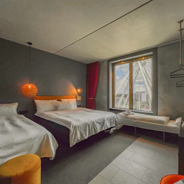 غرفة عائلية بسرير فردي، Gambino Hotel Werksviertel 1/2