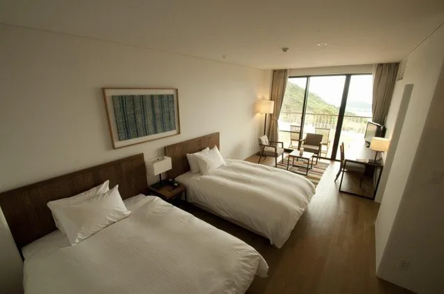 غرفة ديلوكس بسريرين مزدوجين، Goto Islands Resort Hotel Margherita 1/2