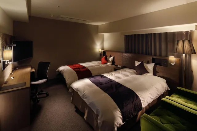 Room, Twin Beds, Hotel Gate In Kagoshima 3/5