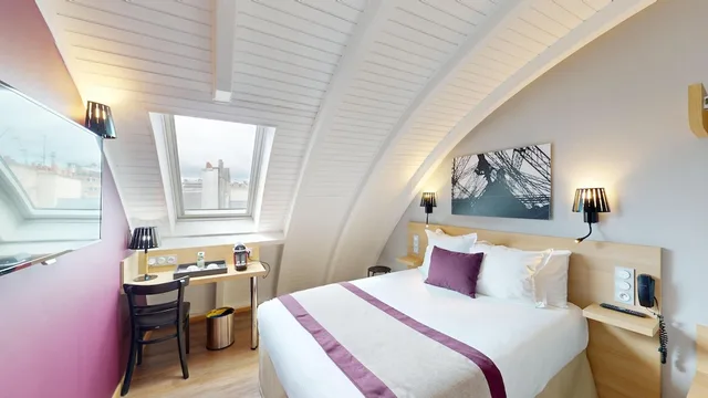 غرفة كلاسيكية بسرير مزدوج، Best Western Hotel Opera Drouot 4/10
