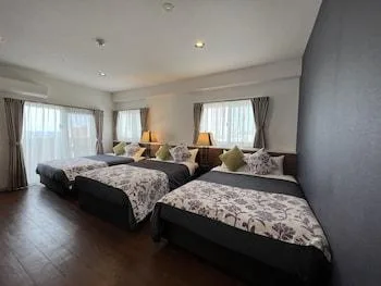 غرفة عائلية ثلاثية بسريرين مزدوجين، BiBi Hotel Convention Bay 1/2
