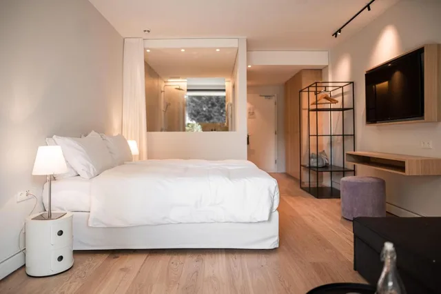 غرفة بسرير مزدوج بإطلالة على الحديقة، Design Hotel Tyrol 1/1