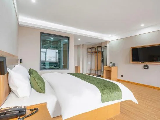 غرفة سوبيريور ديلوكس بسرير كوين، GreenTree Inn Weifang Zhucheng Longyuan Shangcheng Express Hotel 1/1