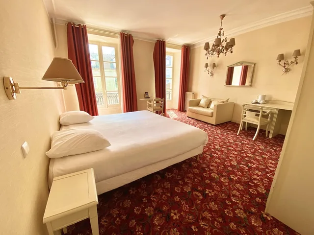 غرفة ديلوكس بسرير مزدوج، Inter Hotel Le Roncevaux 6/8