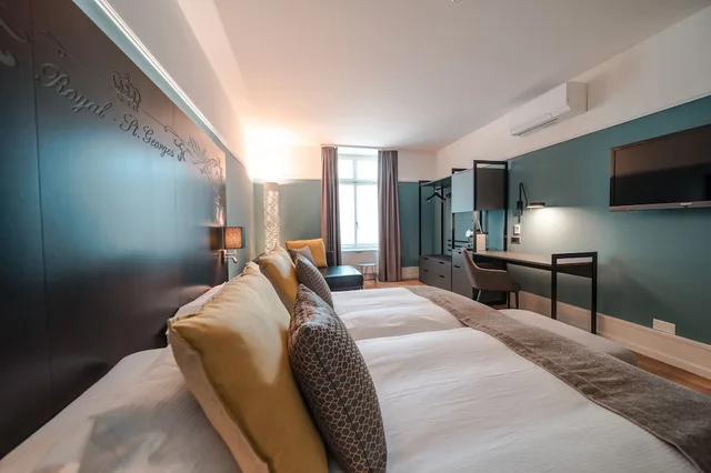 Modern, Twin Beds, No Balcony، Hotel Royal St Georges Interlaken MGallery 4/10