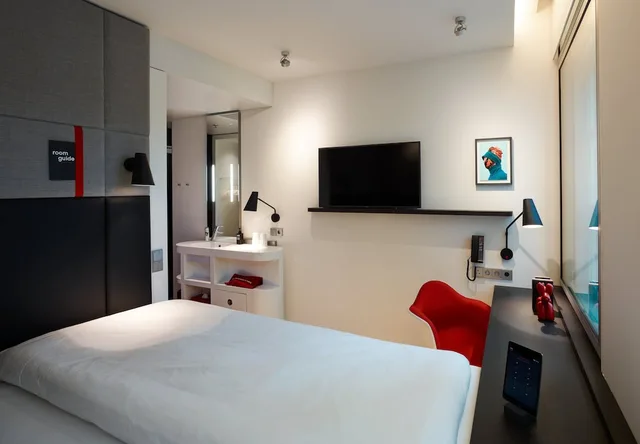 غرفة مفردة بسرير مزدوج، Citizenm Amstel Amsterdam Hotel 2/10