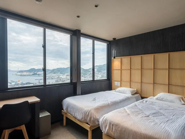 غرفة قياسية بسريرين مزدوجين، Hotel Nagasaki 1/1