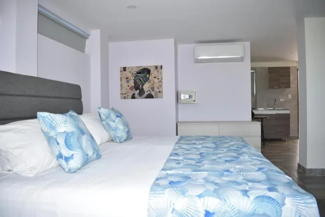 غرفة فاخرة بسرير مزدوج، Santorini Casablanca 8/9
