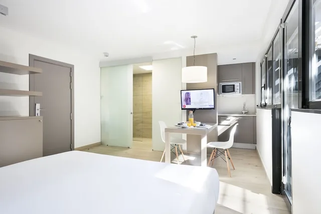 غرفة قياسية مفردة بسرير مزدوج، Aparthotel BCN Montjuic 2/5