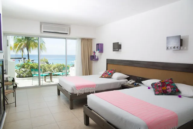 غرفة بإطلالة على البحر، Hotel B Cozumel 1/5