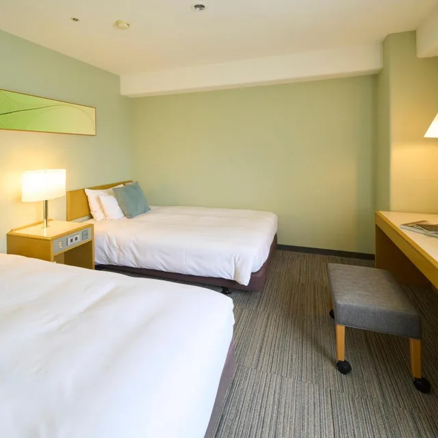Room, Twin Beds, Smoking, Hotel Resol Machida 5/8