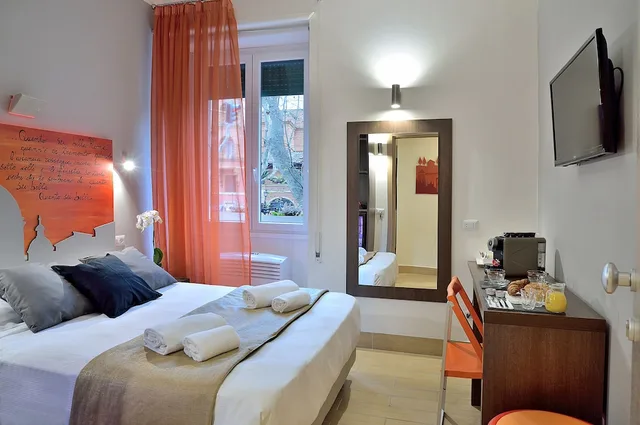 غرفة بسريرين منفصلين، 94rooms Vatican Vigliena 7/10