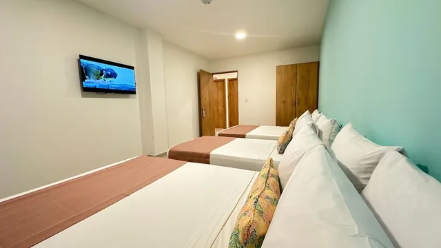 Family, 1 Single and 2 Double Beds, Private Bathroom، Hotel Taybo Kai By St Hoteles 9/10