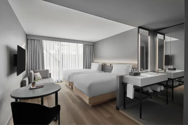 غرفة ديلوكس بسريرين مزدوجين، AC Hotel Melbourne Southbank 4/7