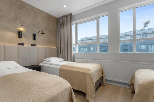 غرفة اقتصادية ثلاثية بسرير مزدوج وسرير فردي، Alva Hotel 1/1