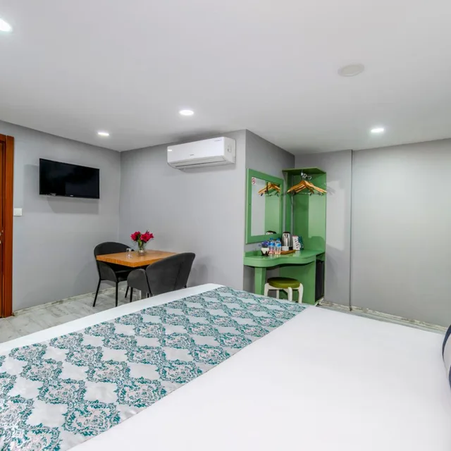 غرفة ديلوكس بسرير مزدوج، Green Garden Hotel 5/9