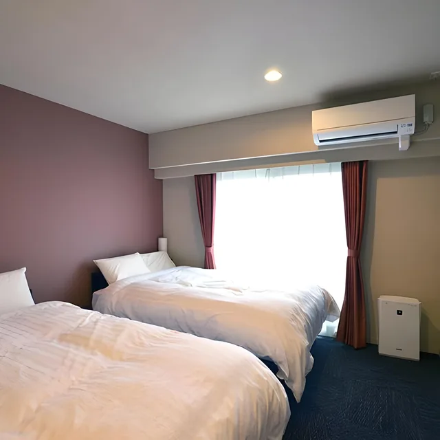 غرفة قياسية بسريرين منفصلين، Kikitsu Station Hotel 1/1