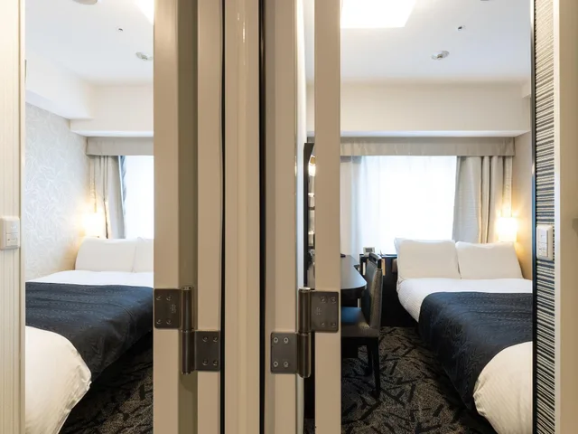 Semi Room, Connecting, Semi Double Bed، APA Hotel Tennouji-Ekimae 2/3