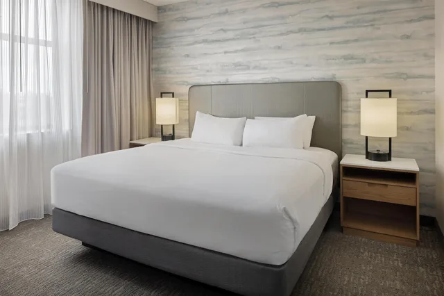غرفة بسرير كينج مع أريكة لذوي الإعاقة، Embassy Suites by Hilton Lexington UK Coldstream 4/10