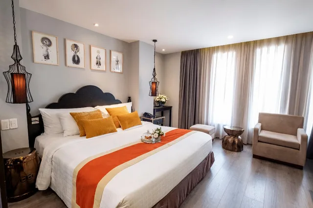 غرفة ديلوكس بسرير كوين، Sanouva Saigon Hotel 1/2