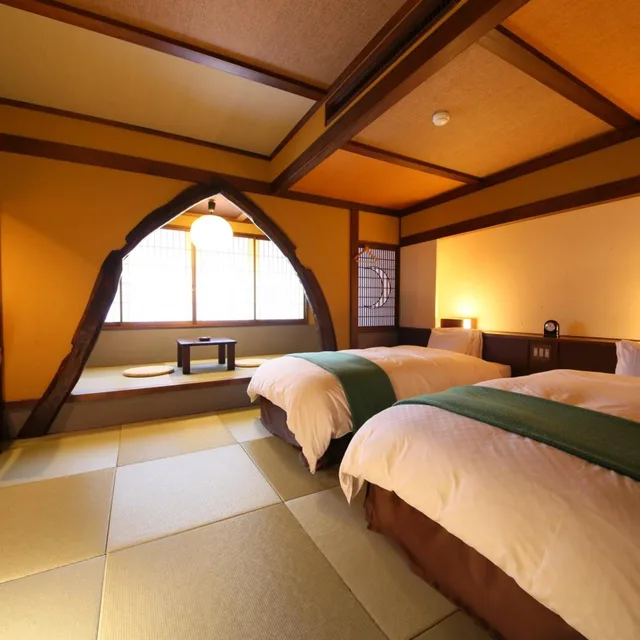 Room, Twin Beds, Tatami, Hotel Tamanoyu 10/10