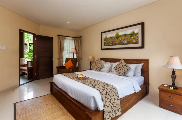 غرفة ديلوكس بسرير مزدوج، Kadiga Villas Ubud by GenuineHost 2/2