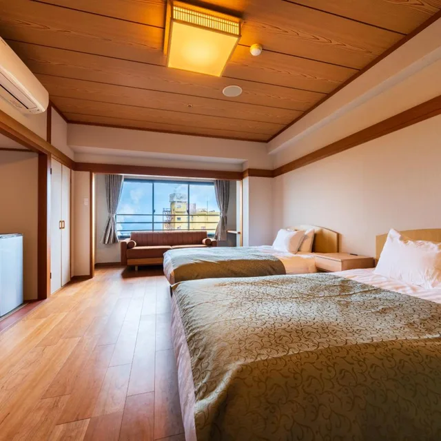 غرفة قياسية بسريرين منفصلين، ONIYAMA HOTEL 2/5