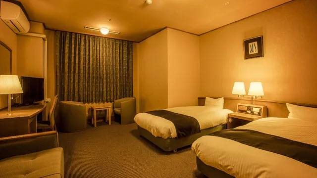 غرفة قياسية بسريرين منفصلين بحمام خاص، Ooedo Onsen Monogatari Unazuki Grand Hotel 1/1