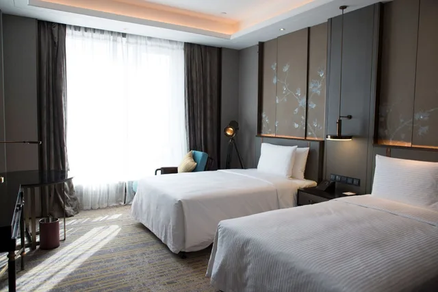 غرفة فاخرة بسريرين منفصلين، Wanda Vista Changchun 3/3