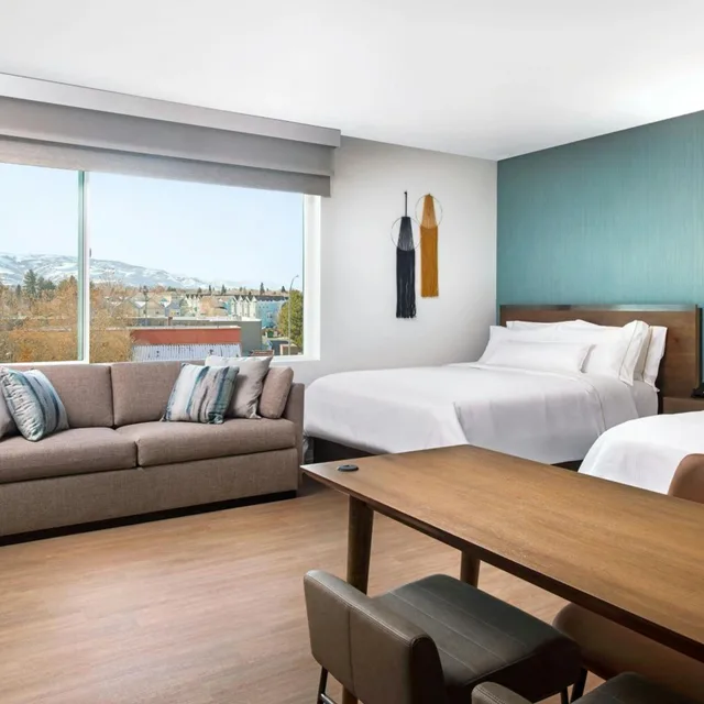 استوديو بسريرين كوين بإطلالة على المدينة، Element Reno Experience District 1/3